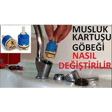 Esmo Home Mix Aç-Kapa Batarya Musluk Kartuşu 40 Lik - Ayaklı Kartuş 1