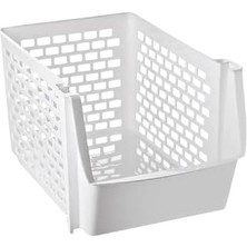 Esmo Home 4 Adet Çok Amaçlı Dolap Içi ve Buzdolabı Içi Katlı Düzenleyici Beyaz