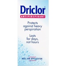 Esmo Home Driclor Roll-On Antiperspirant 20 ml Erkek Kadın Için Terlemeye Karşı Etkili Pudrasız Formül