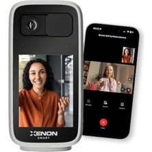 Esmo Home Smart Ev Kamerası (Ekranlı) | 2560P 4mp Mobil Kontrol Wifi 360° Hareket Takip Bebek Kamerası 2'li Set