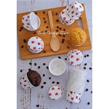 Esmo Home 50'li Kalpli Muffin Kek Kalıbı, Kek Kapsülü Cupcake Kalıbı, Airfryer Uyumlu