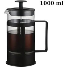 Esmo Home Bybars French Bitki Çayı, Kahve Pressi Plastik 1000 ml