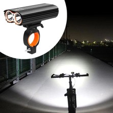 Urfakent Şarj Göstergeli Uzun Menzil Su Geçirmez LED Bisiklet Feneri 1600 Lumen