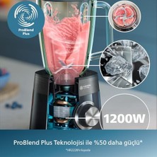 Esmo Home Philips 5000 Serisi Blender 1200W, Problend Plus Teknolojisi, 2 Lt Kapasiteli Cam Hazne, 3 Hız ve Darbe Özelliği, HR3030/00