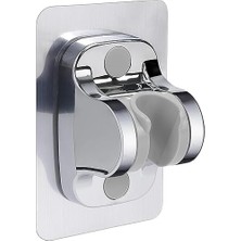 Esmo Home 5 Fonksiyonlu Yüksek Basınçlı Duş Başlığı Yapışkanlı Mafsal Hortum Duş Seti, Siyah, 150 cm (Chrome)