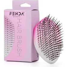 Esmo Home Fenda Profesyonel 4 Pinli Oval Pembe Saç Fırçası