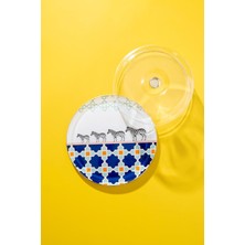 Esmo Home Jaolu Cam Kek Fanusu & Pasta Tabağı (32 Cm)