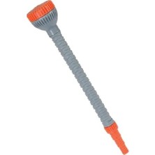 Esmo Home Genel Uzun El Süzeği, Gri ve Turuncu, 25 cm Sap Uzunluğu, Metal Malzeme, Derin Tencereler Için Pratik Kullanım