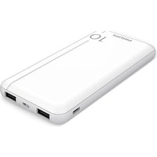 Esmo Home DLP2810CW/00 10.000 Mah Powerbank 2xusb-A, 1xusb-C, Beyaz