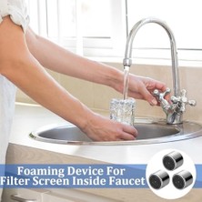 Esmo Home 4 Adet 22 mm Musluklar Için Perlatör, M22 Musluk, Süzgeç, Musluk, Havalandırıcı, Musluk Filtresi, Iç Dişli Havalandırıcı, Contalı, Mutfak ve Banyo Için
