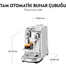 Esmo Home Nespresso J620 Creatista Pro Süt Köpürtücülü Kahve Makinesi
