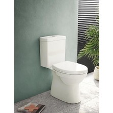 Esmo Home S10 Klozet Kapağı 84-003-009, Yavaş Kapanır, Duroplast, Sandviç Tip, Metal Menteşeli, Beyaz