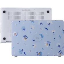 Yenibağ MacBook Pro 16 Kılıf Baskılı Sert Hard Case Ince Hafif Darbe Çizilme Koruma Mat Yüzey Uyumlu MacBook Pro A2141 2019 Açık Mavi