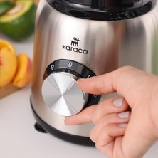 Esmo Home Karaca Inox 1.5 Lt Cam Hazneli Smoothie Blender