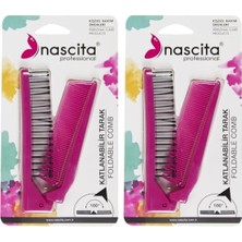 Esmo Home Açılır-Kapanır Tarak Fırça Kırmızı - 115 (2 Paketi)