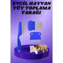 Urfakent Kedi Köpek Tüy Bit Pire Toplayıcı Toplama Temizleme Tarağı Tarak Seti 4'lü Set