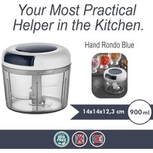 Esmo Home Vip Ahmet Pratik El Rondosu, Mavi 900 ml