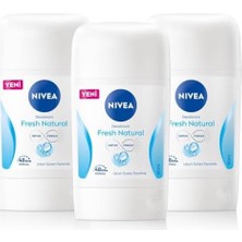 Esmo Home Kadın Stick Deodorant Fresh Natural 50ML, 48 Saat Koruma, X3 Adet