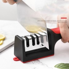 Esmo Home 3 Kademeli Profesyonel Bıçak Bileyici – Mutfak, Av ve Balıkçılık Bıçakları Için Manuel Bileme Aleti – Kaymaz Tabanlı, Ergonomik Saplı