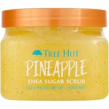 Esmo Home Tree Hut Ananas Shea Şeker Ovma | Peeling Vücut Ovma Yumuşak ve Nemli Bir His Için Ölü, Kuru Cildi Temizler | Besleyici Temel Vücut Bakımı | 18 Oz.