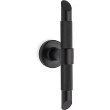 Esmo Home Çekme/sürgü Kapı Kolu Antik Siyah 19 cm