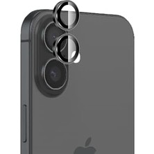 Esmo Home Bix 16/16 Plus Safir Lens Koruyucu 3D Kamera Camı 9h Premium Lens Kapağı Siyah