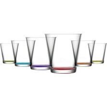 Esmo Home Lav Hera Renkli Tabanlı 6'lı Meşrubat Bardağı