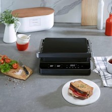 Esmo Home Dexart GT52C Smartcontrol Dijital Izgara Tost Makinesi, Siyah