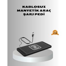 Urfakent Manyetik Şarj Pedi 7.5W 10W 15W Hızlı Şarj Kaymaz Tabanlı