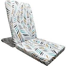 Sprout Store Desen Pamuk Poly Karışımı Backjack, Meditasyon Sandalyesi, Sırt Destekli Yer Minderi (Turkuaz Damlalar)