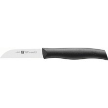 Esmo Home Zwıllıng Twin Grip Sebze Bıçağı, Bıçak Uzunluğu 8 Cm, Plastik Sap, Siyah