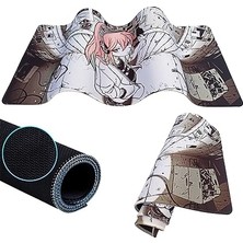 Sprout Store Gamer Mouse Pad 90X40 Mouse Pad Xxl Büyük Oyuncu Anime Mousepad (Anime Kız, 90X40 cm 3mm Kalınlık)