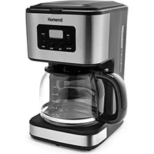 Esmo Home Homend 5006COFFEEBREAK Filtre Kahve Makinesi, Inox-Siyah