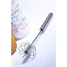 Esmo Home Paslanmaz Çelik Basmalı Otomatik Çırpıcı 38 cm