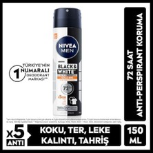 Esmo Home Men Erkek Sprey Deodorant Deep Dimension 48 Saat Anti-Perspirant Koruma, 150 Ml, Erkeksi Koku + Men Erkek Sprey Deodorant & Invisible Güçlü Etki 48 Saat Koruma (150ML) X2