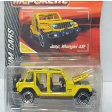 Hot Wheels Simba Majorette Premium Araçlar Jeep Wrangler 4xe Sarı
