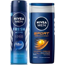Esmo Home Fresh Sprey Deodorant 150 ml Erkek + Sport Duş Jeli 250 ml Erkek