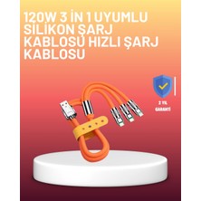 Urfakent Çinko Alaşımlı Uçlu 120 W Şarj Kablosu – Dolaşmaya Dayanıklı 1,2 m USB Kablo