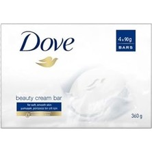 Esmo Home Dove Beauty Cream Bar Katı Güzellik Sabunu Original Nemlendirici Etkili, 4X90 G (6 Paketi)