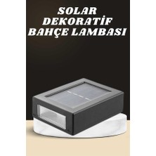 Ronanna Dekoratif Duvar Lambası Solar Güneş Enerjili Bahçe Aydınlatması - Lisinya