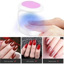 Ronanna Mini Uv LED Işık Oje Tırnak Kurutucu Tasarımlı Express Protez Tırnak Kiti Kurutma Cilası ( Lisinya )