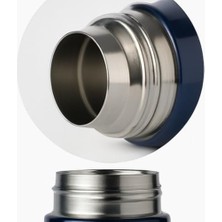 Esmo Home 500 ml Gümüş - Mavi - Pembe Paslanmaz Çelik Termos – Çift Katmanlı Vakumlu, 24 Cm, Isı Yalıtımlı Sızdırmaz Seyahat ve Ofis Matara (Mavi)