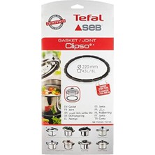 Esmo Home Seb 4,5l/6l Paslanmaz Çelik Conta Ø 220 mm Clipso, Clipso Control, Easy, Modulo 792350-793145 Düdüklü Tencereler