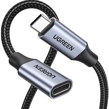 Esmo Home Gen2 100 W Thunderbolt 3 Type-C To Type-C Örgülü Uzatma Kablosu 50 cm