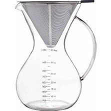 Esmo Home Epınox Çelik Kahve Filtresi - Tekrar Kullanılabilir Huni Filtre