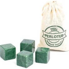 Esmo Home Perlotus Doğal Granit Mermer Viski Taşı 4’lü Özel Seri Sertifikalı