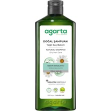 Esmo Home Agarta Doğal Yağlı Saçlar Için Yağlı Saç Bakım Şampuanı 400 ml