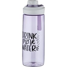 Esmo Home Vagonlife 720 ml Çevir Aç Kapak Tritan Su Matarası -Silikon Taşıma Askısı-Süzgeçli-