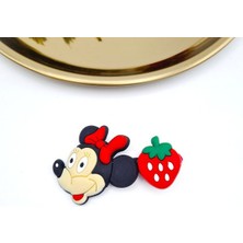 Merve Takı Çilek ve Minnie Mouse Figürlü Çocuk Pens Toka 2'li