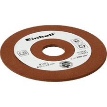 Sprout Store Einhell Zincir Bileme Taşı Ø 108 mm (Zincir Testere Bileme Cihazı Aksesuarı, Kalınlık 3,2 Mm, 23 mm Mil Bağlantısı, P100 Grit, Einhell Zincir Bileme Cihazları Için Uygun) - 4500076